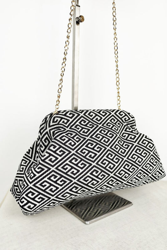 Τσαντάκι ώμου clutch printed