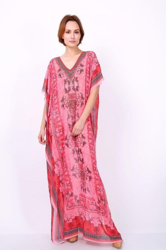 Καφτάνι maxi ethnic printed