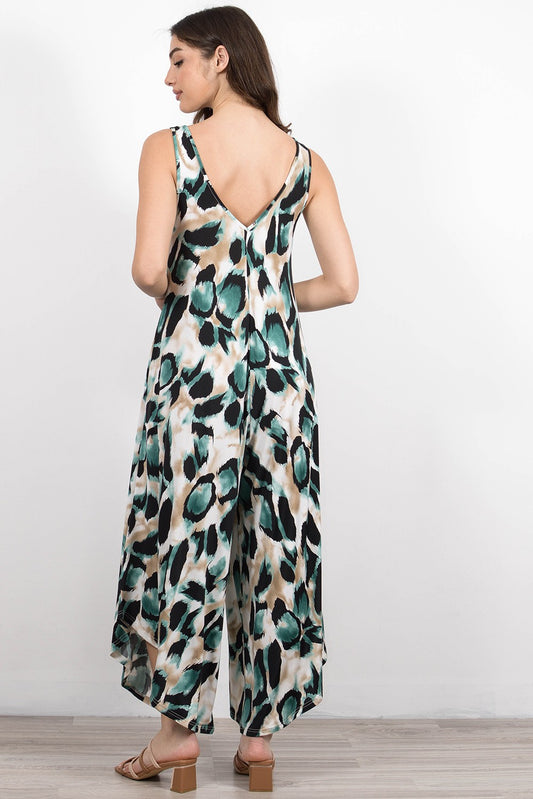 Ολόσωμη φόρμα εμπριμέ ασύμμετρη