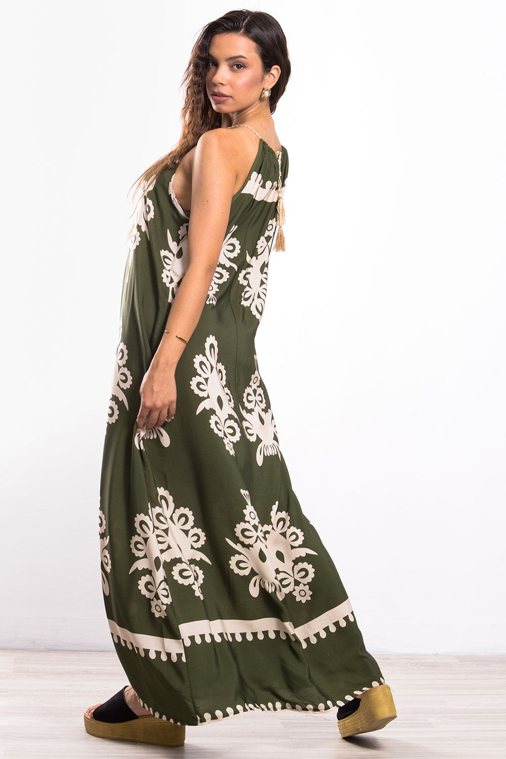 Φόρεμα maxi boho printed