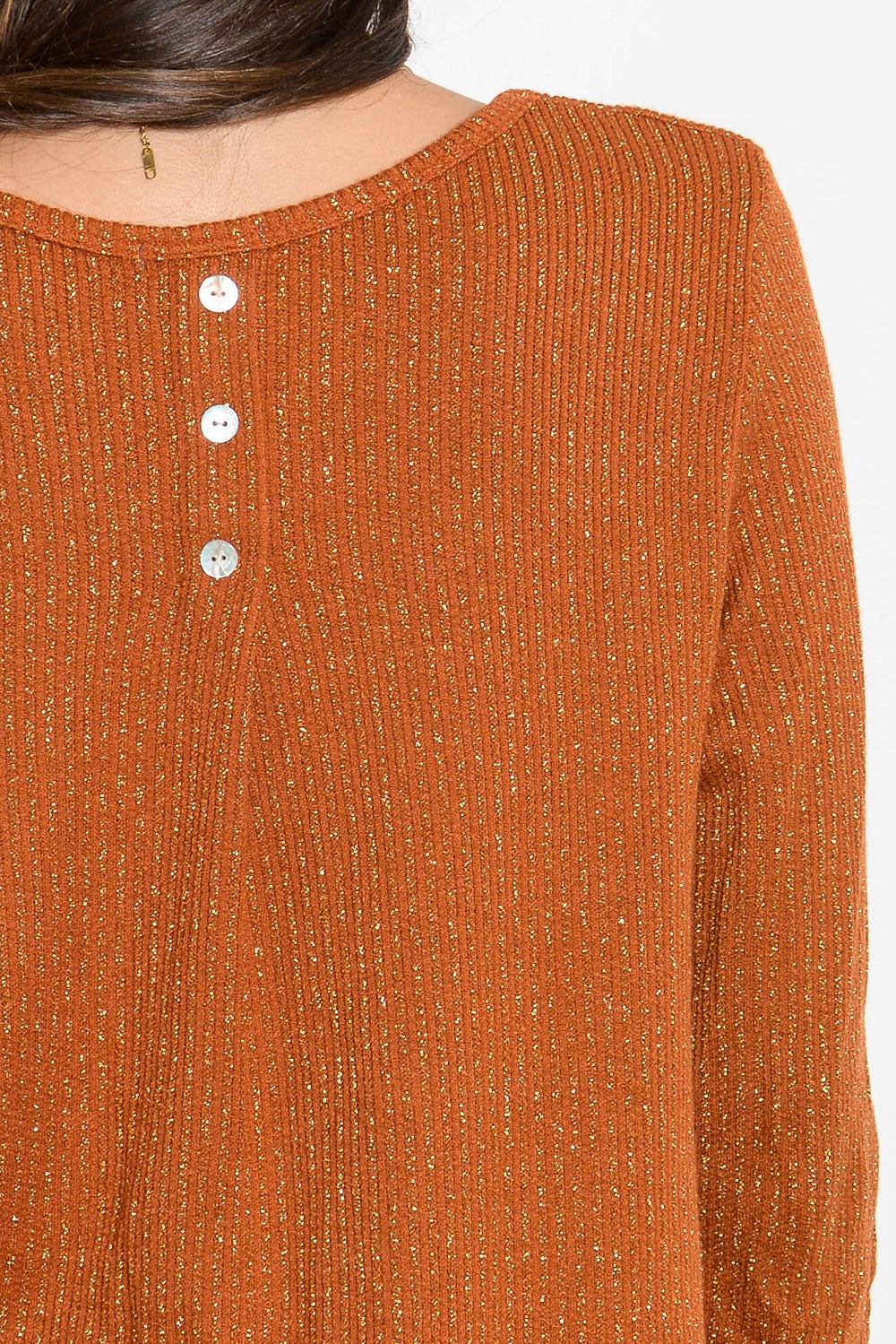 Μπλούζα πλεκτή με lurex