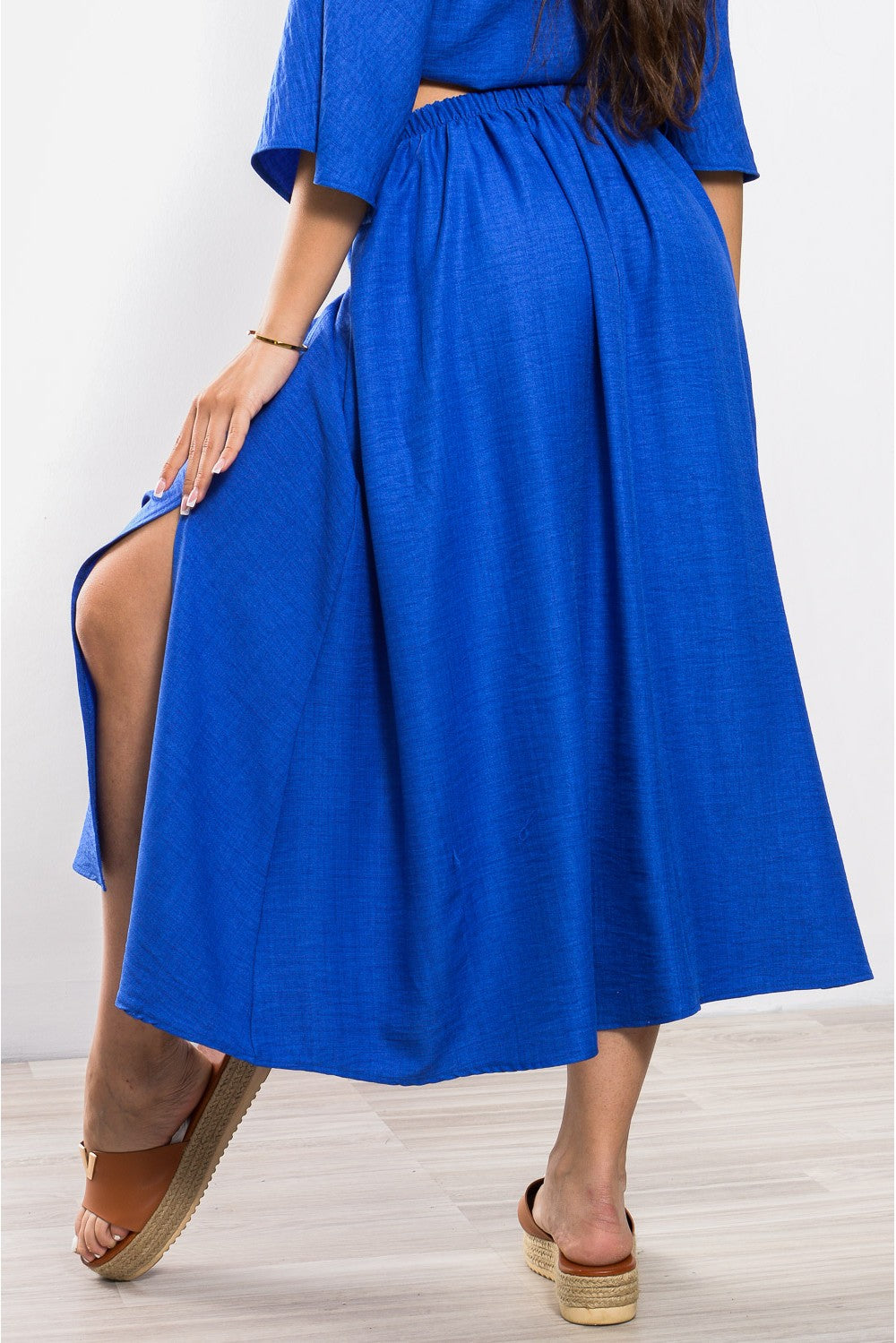 Φούστα crepe με άνοιγμα