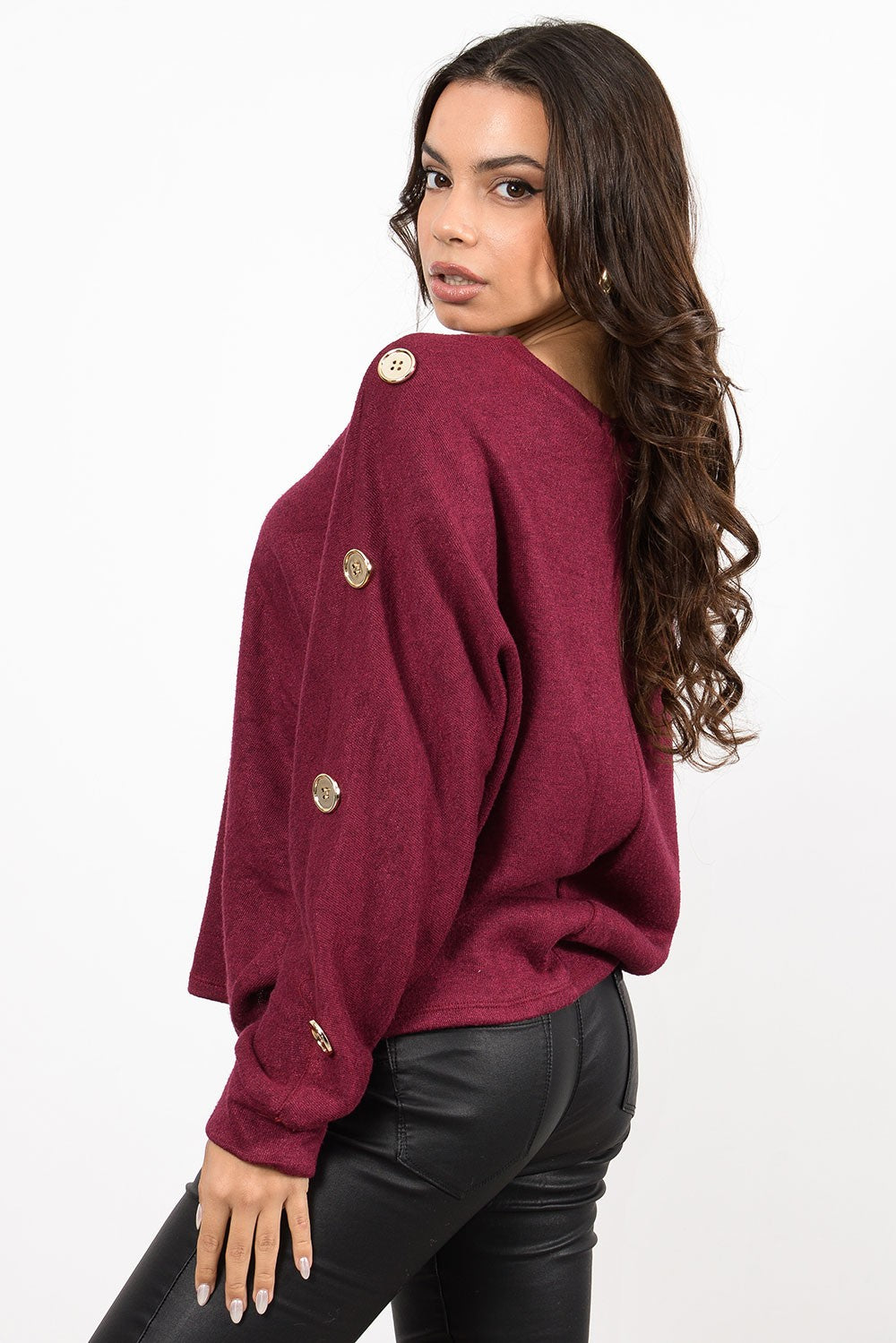 Μπλούζα πλεκτή detailed oversized