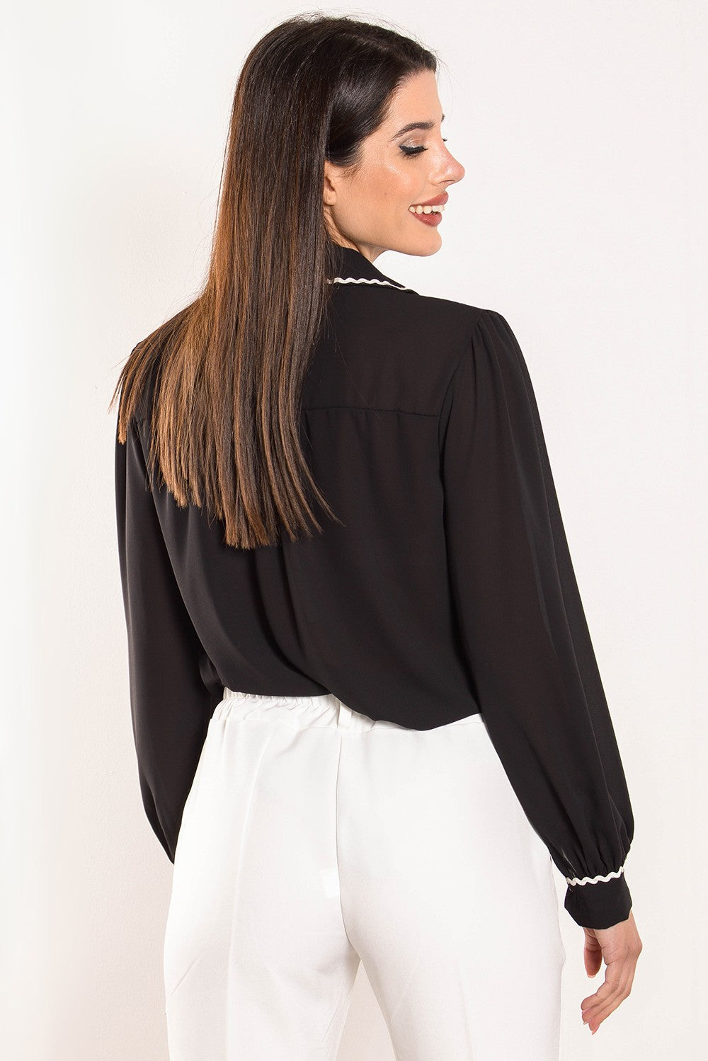 Πουκάμισο loose με τρέσα