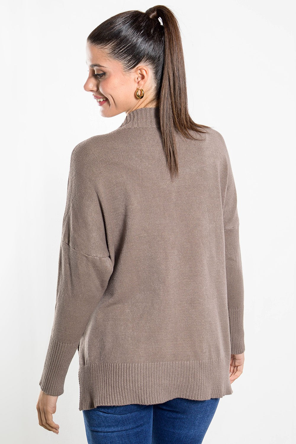 Μπλούζα πλεκτή με ανοίγματα