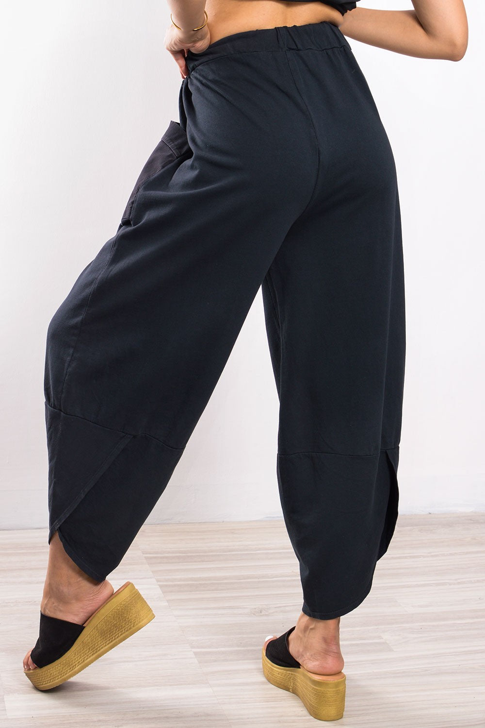 Σαλβάρι βαμβακερό με τσέπες