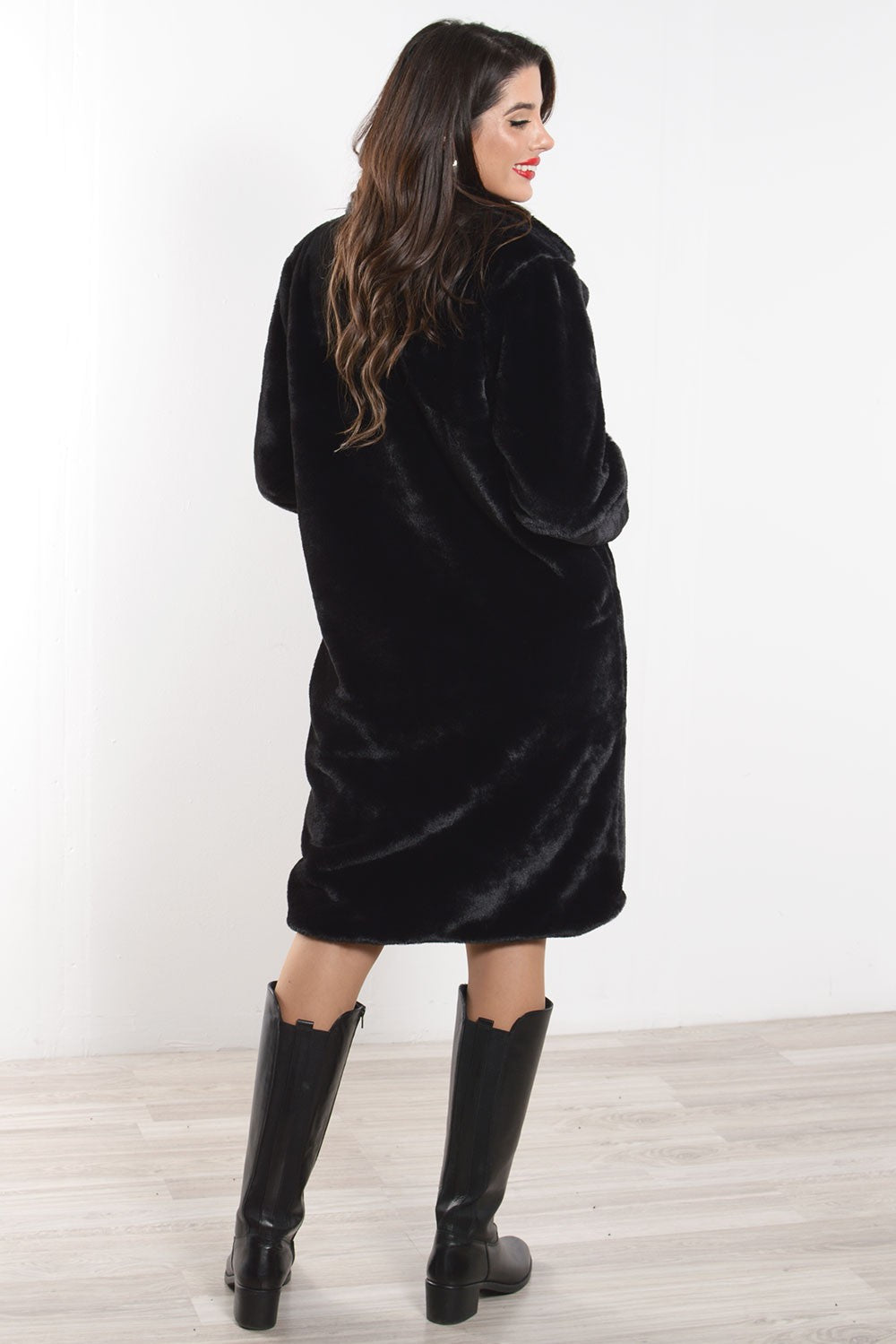 Γούνινο οικολογικό παλτό