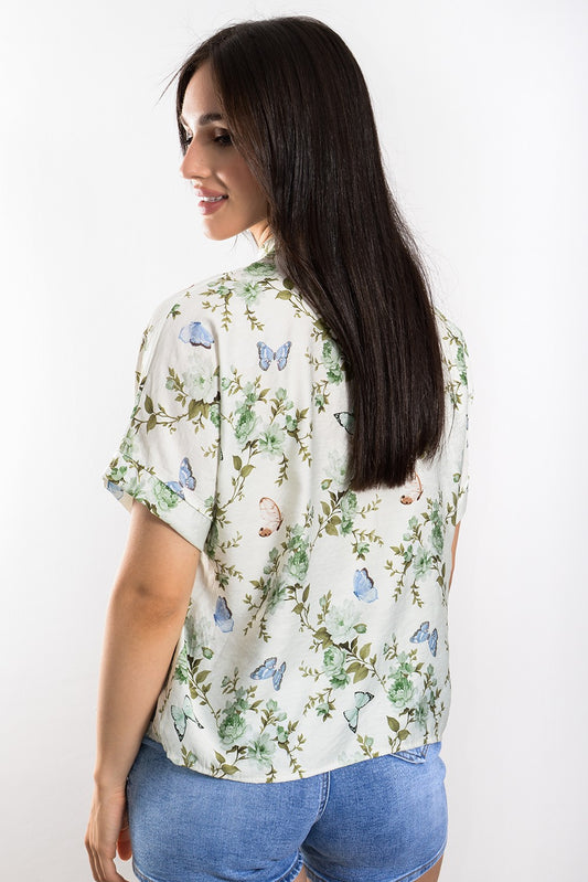 Πουκάμισο printed floral