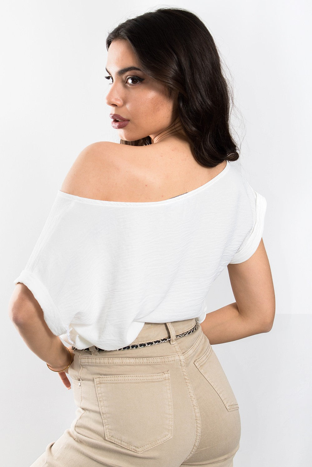 Μπλούζα crepe detailed