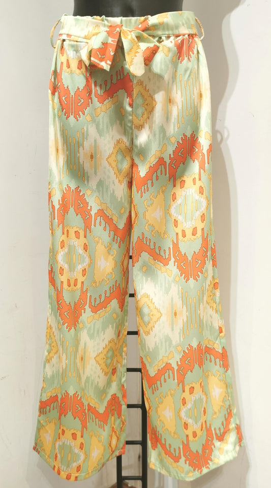 Παντελόνα με ζώνη printed