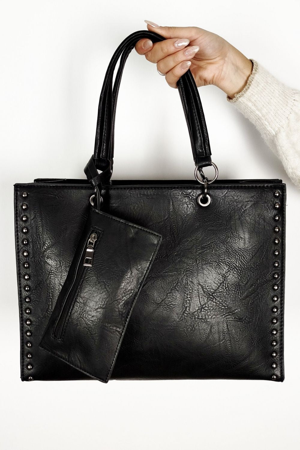 Τσάντα tote medium δερματίνης ώμου