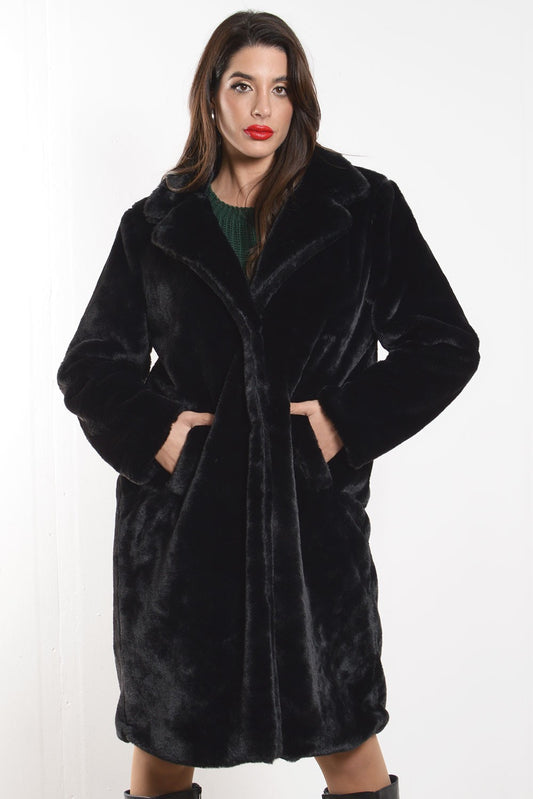 Γούνινο οικολογικό παλτό