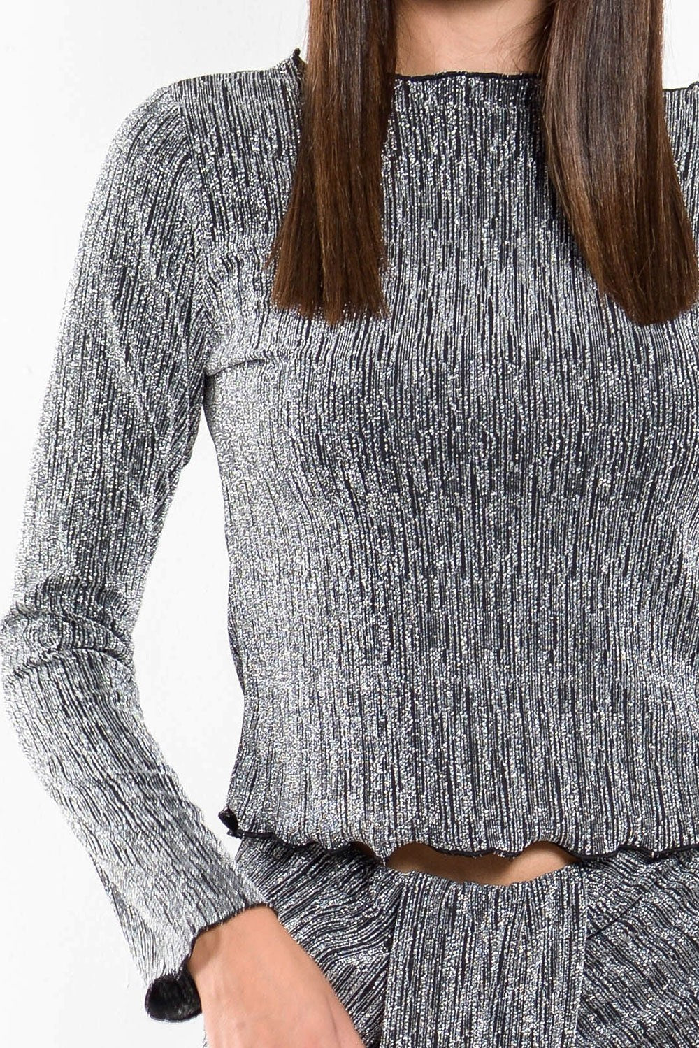 Σετ lurex τοπ & φούστα