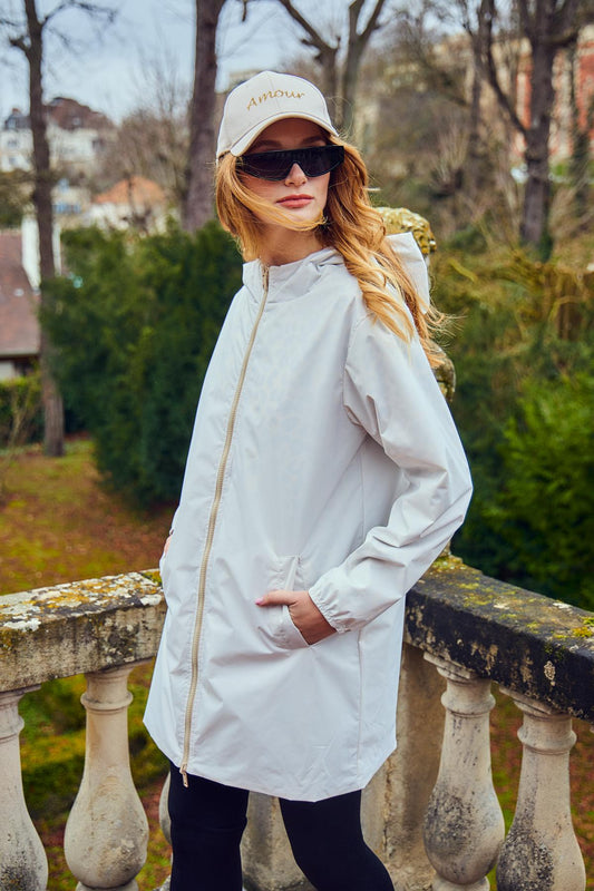 Parkas double face animal printed