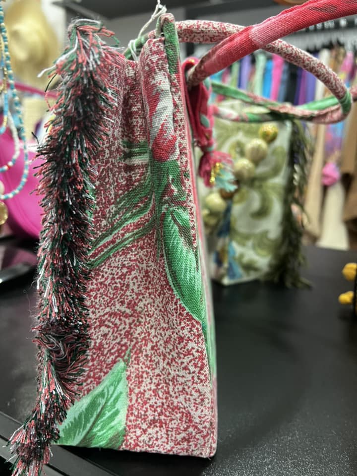 Τσάντα χειροποίητη floral