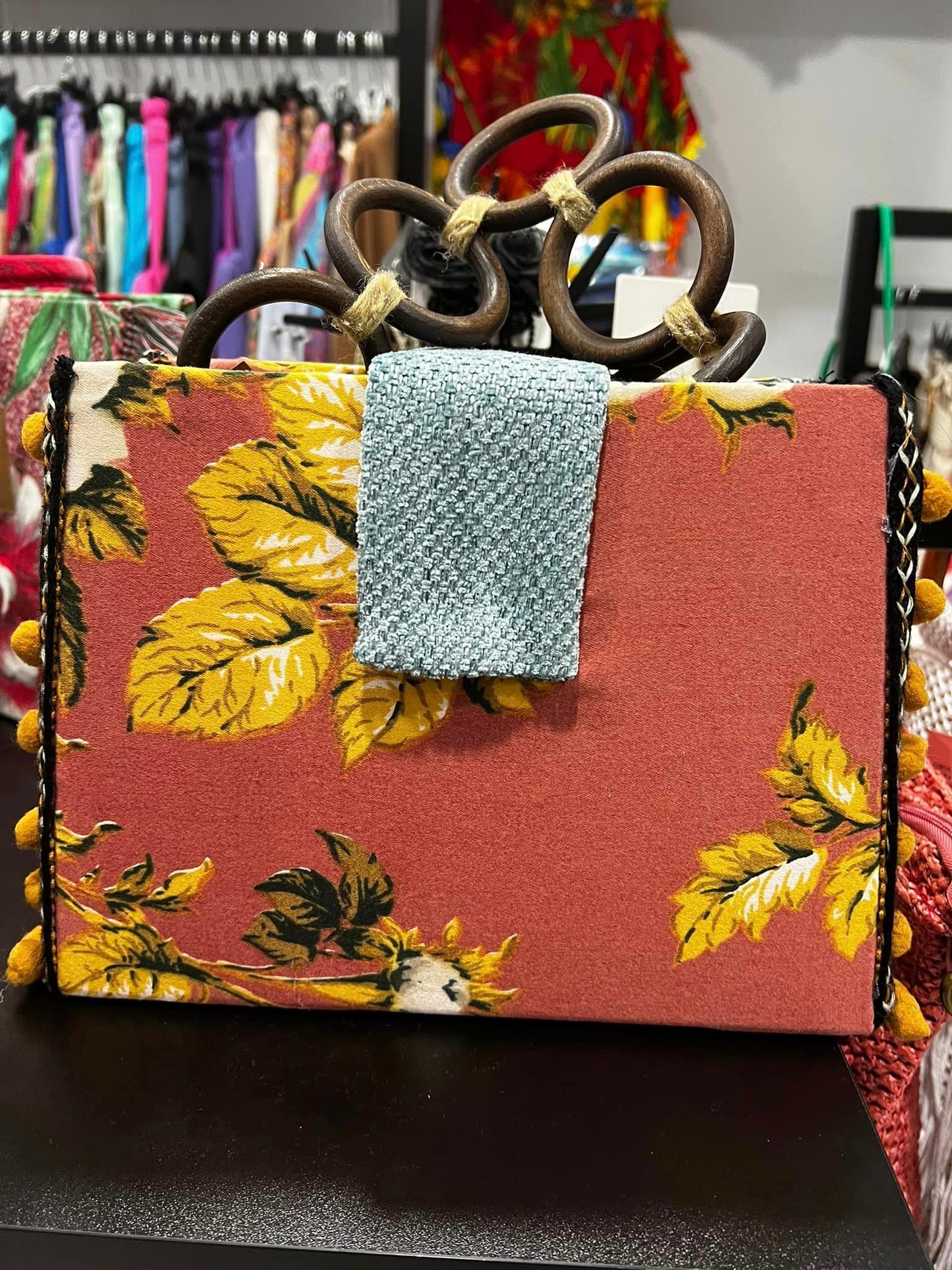 Τσάντα χειροποίητη floral