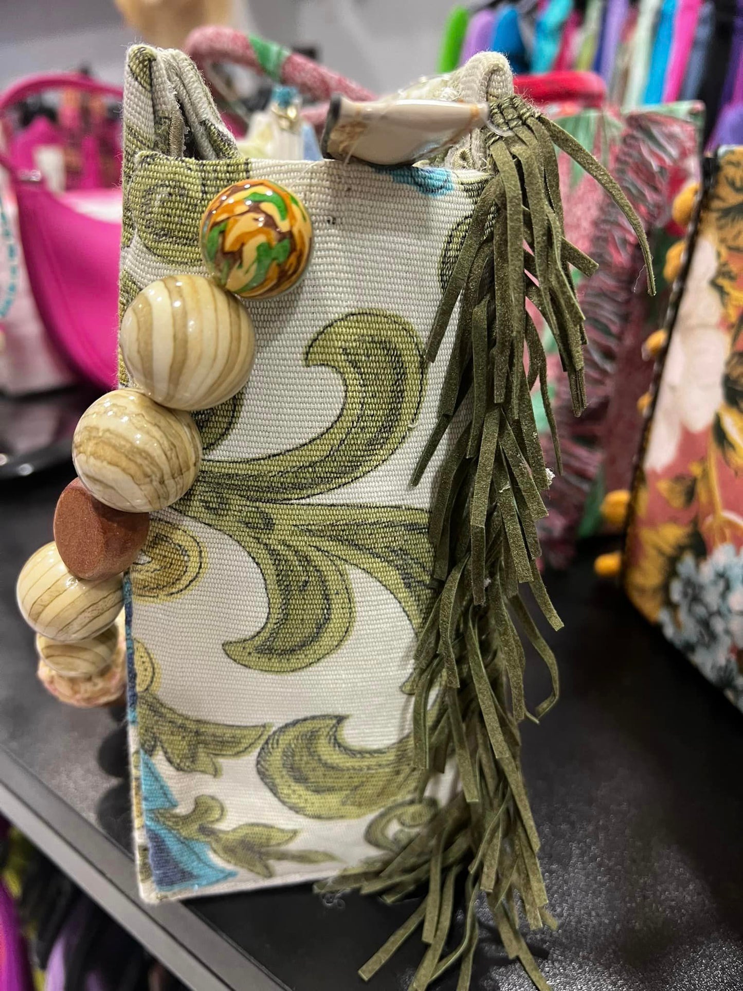 Τσάντα χειροποίητη floral