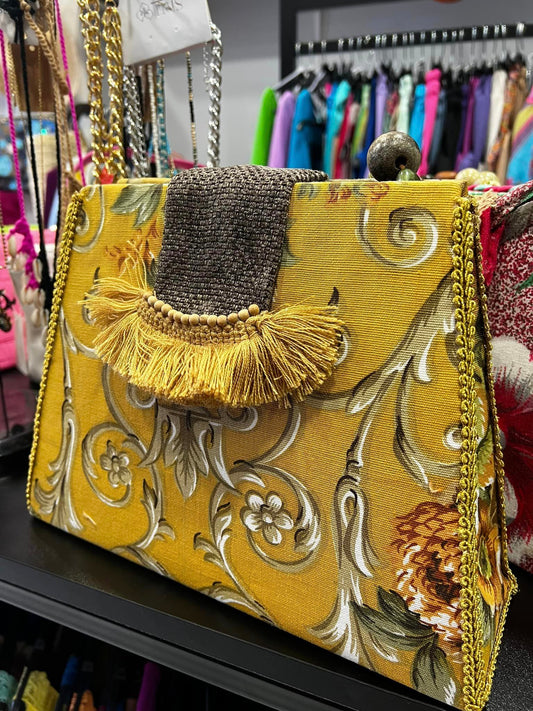 Τσάντα χειροποίητη floral