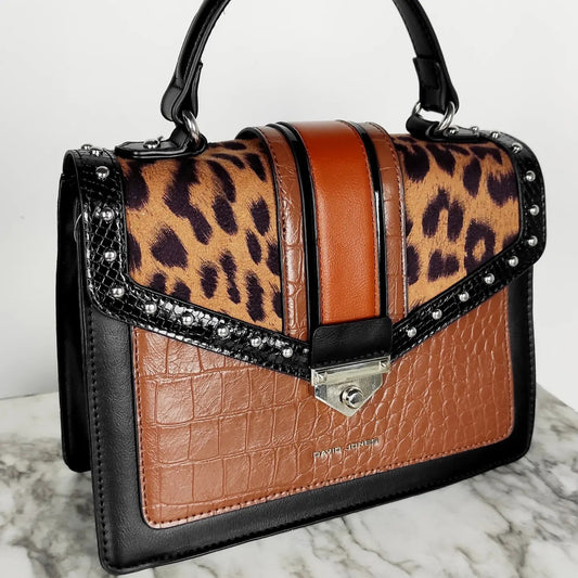 Τσάντα δερματίνης leopard printed