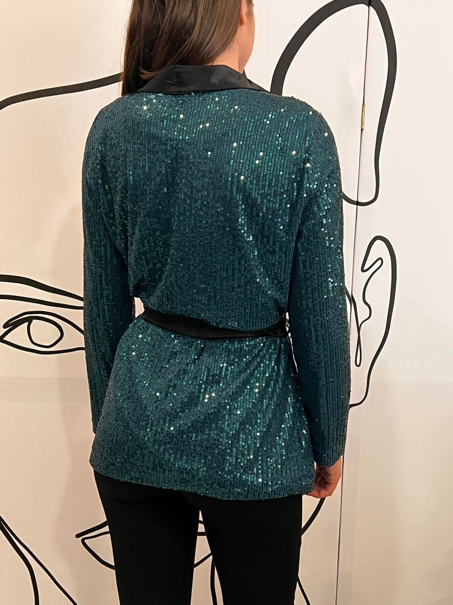 Σακάκι βραδινό με παγιέτες