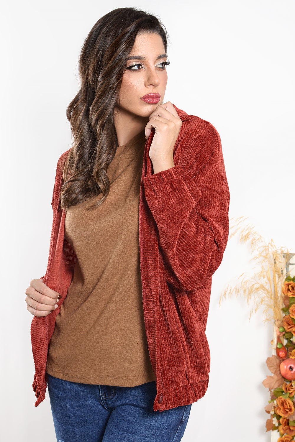 Ζακέτα chenille