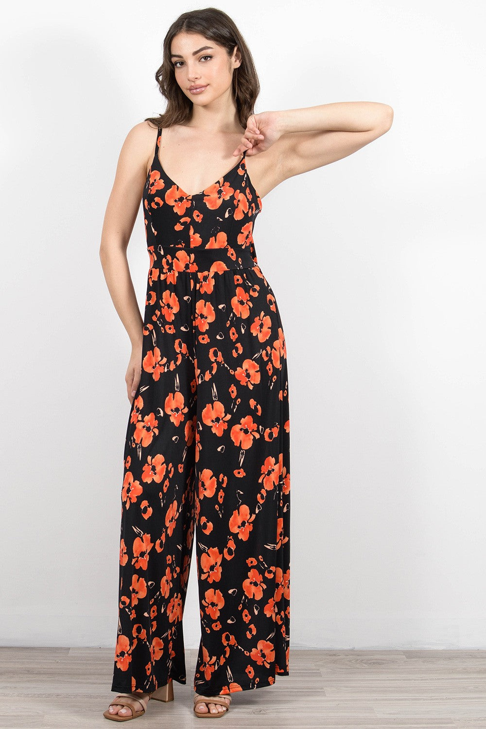 Ολόσωμη φόρμα floral εξώπλατη