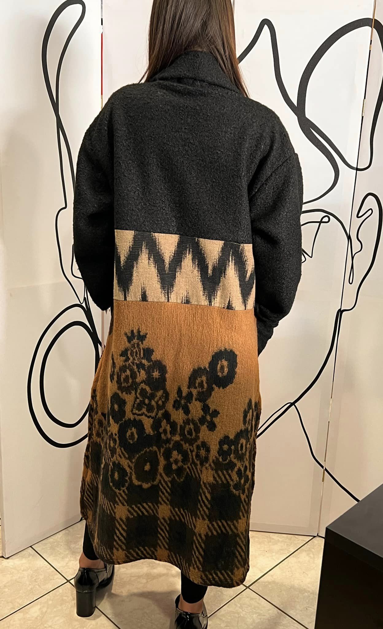 Παλτό μπουκλέ oversized