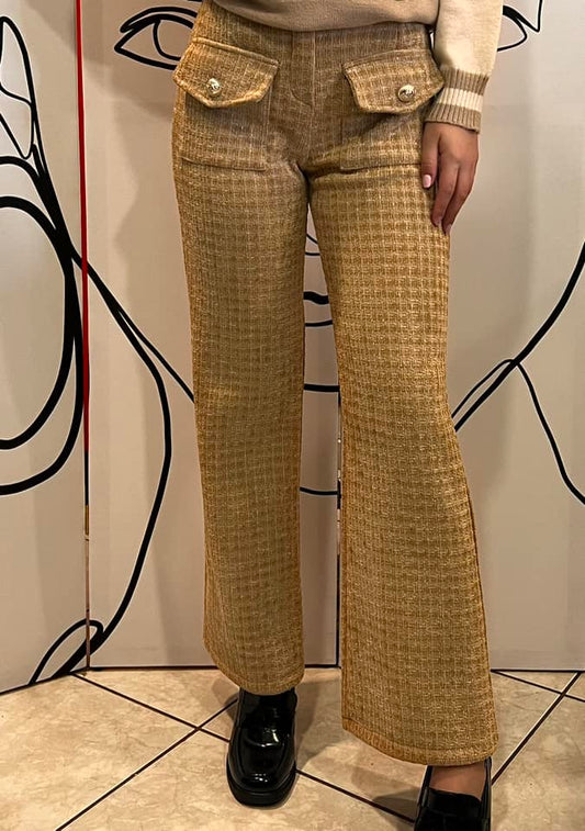 Παντελόνι tweed τύπου Chanel