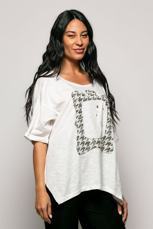 Μπλούζα loose detailed