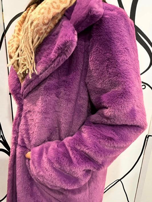 Γούνινο οικολογικό παλτό