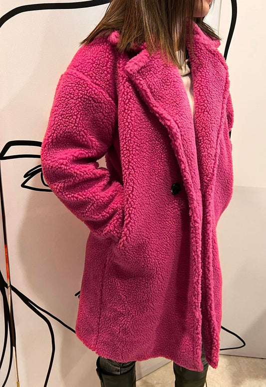 Παλτό teddy μπουκλέ
