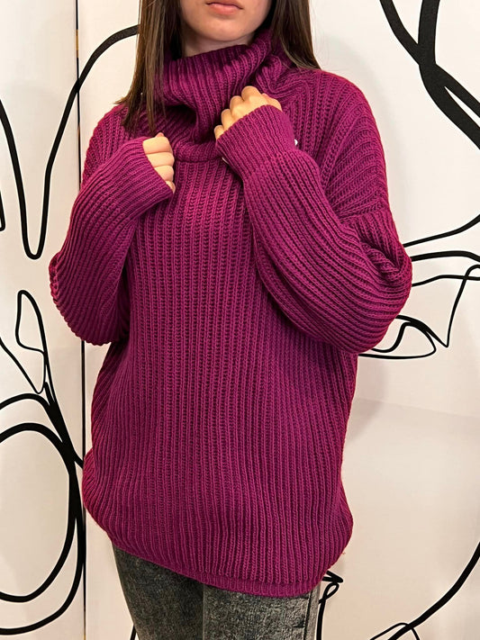 Pullover ζιβάγκο rib