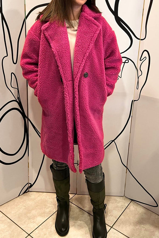 Παλτό teddy μπουκλέ