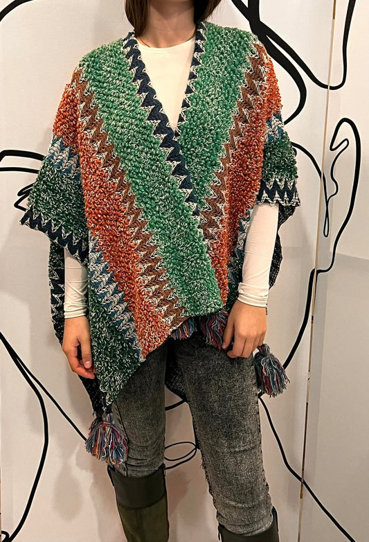 Πασμίνα πλεκτή αφράτη