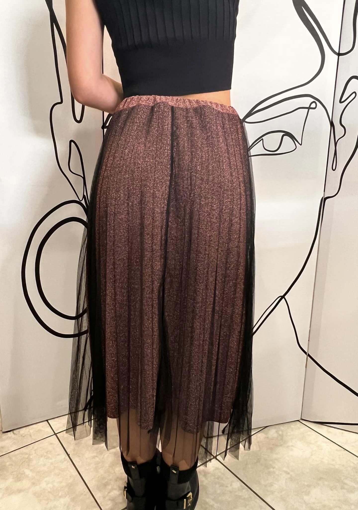 Φούστα tutu δίχρωμη