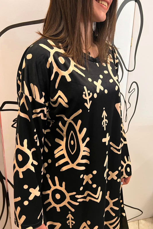 Φόρεμα midi βελουτέ εβαζέ