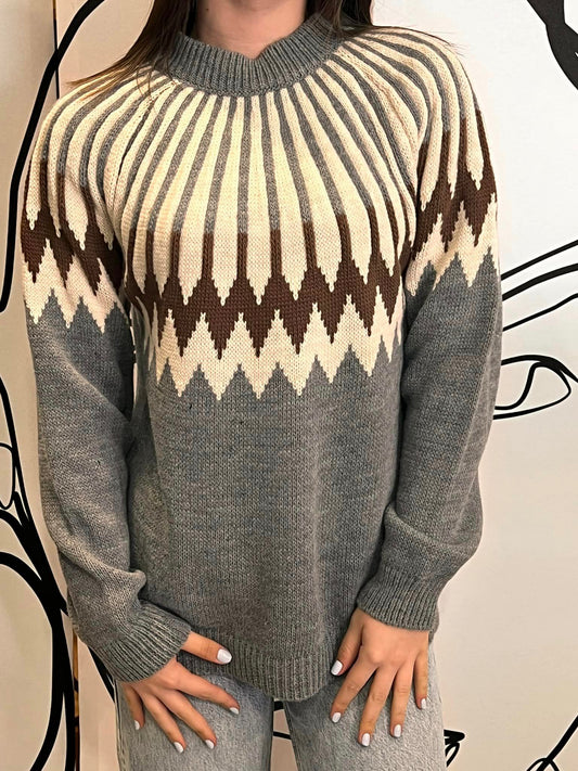 Μπλούζα πλεκτή ζακάρ