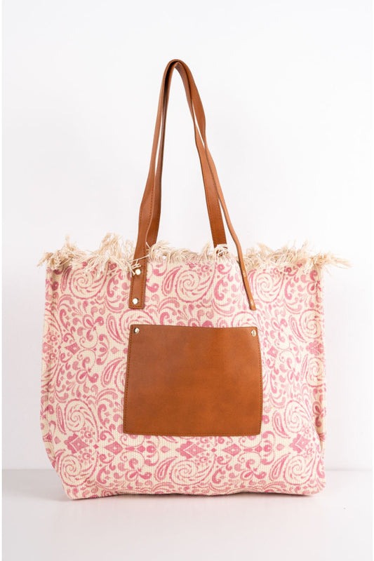 Τσάντα tote floral