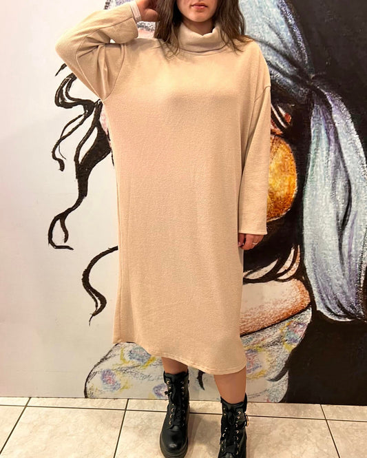 Φόρεμα πλεκτό ζιβάγκο loose