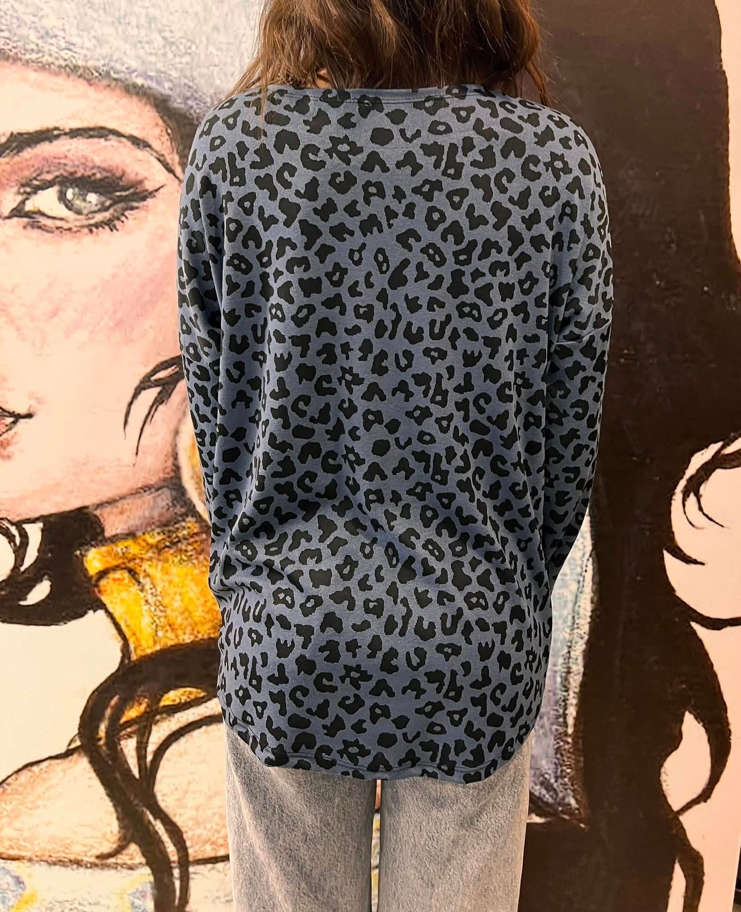 Μπλούζα λεπτή animal printed