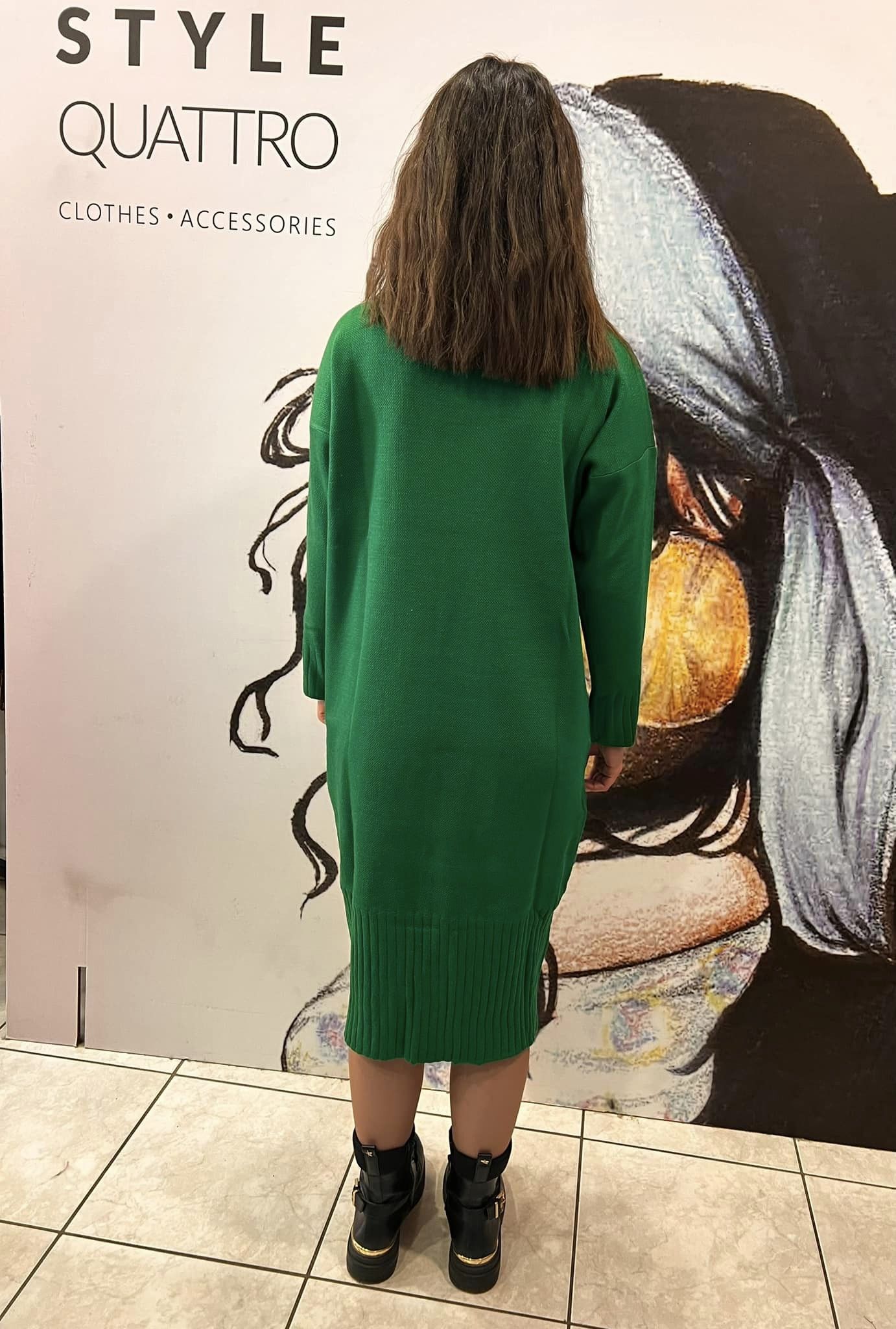 Φόρεμα πλεκτό midi