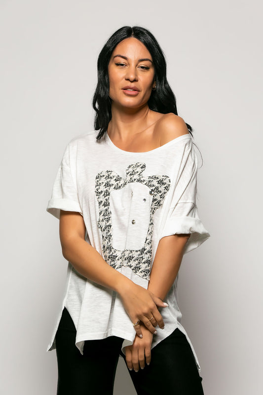 Μπλούζα loose detailed