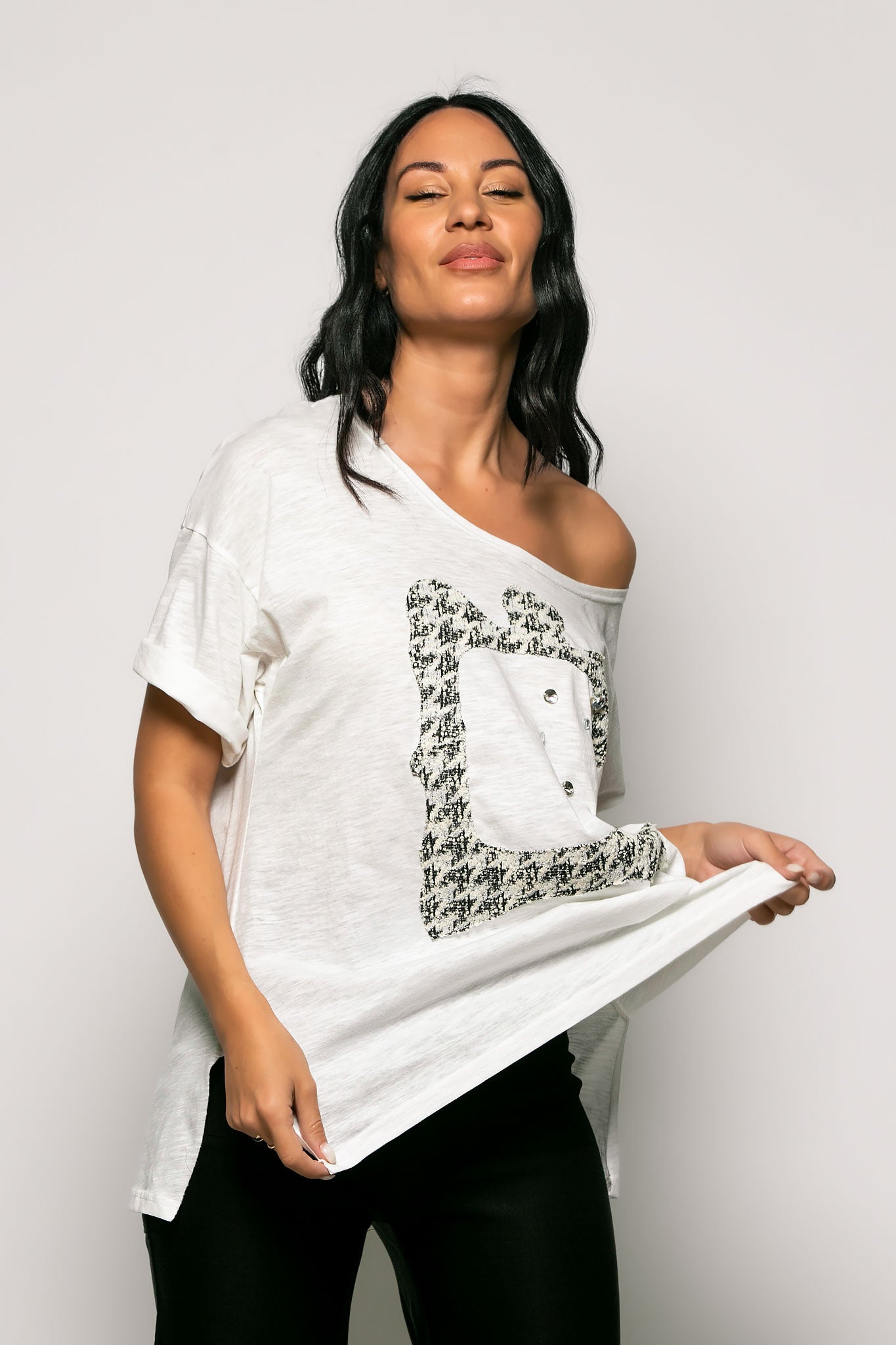 Μπλούζα loose detailed