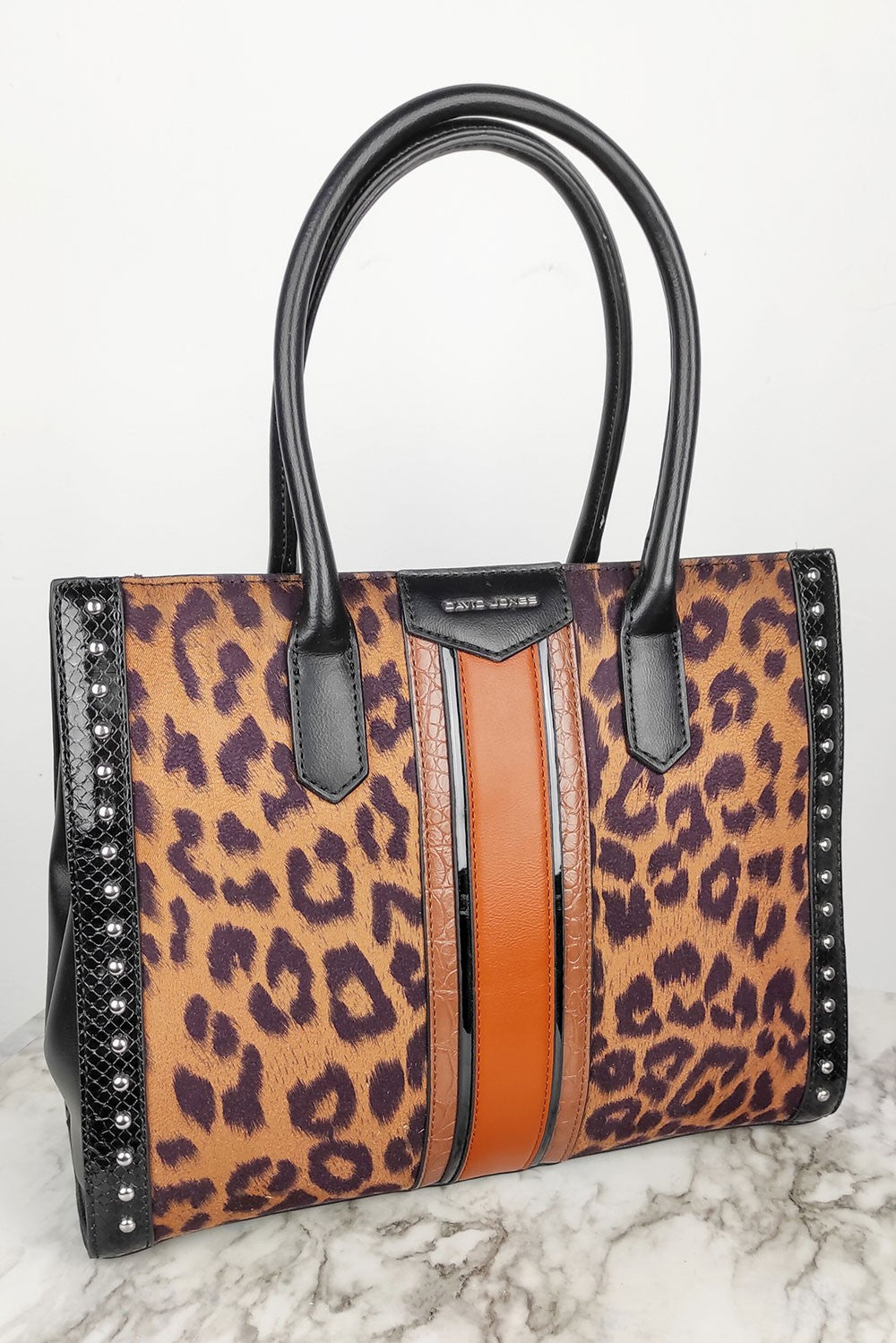 Τσάντα δερματίνης leopard printed