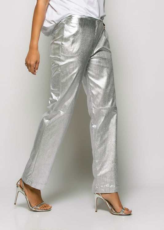 Παντελόνι δερματίνης γυαλιστερό