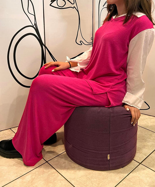 Σετ μπλουζοπουκαμίσα & Παντελόνα loose