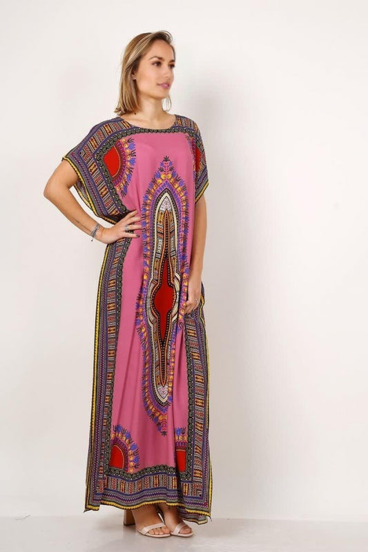 Καφτάνι maxi ethnic printed