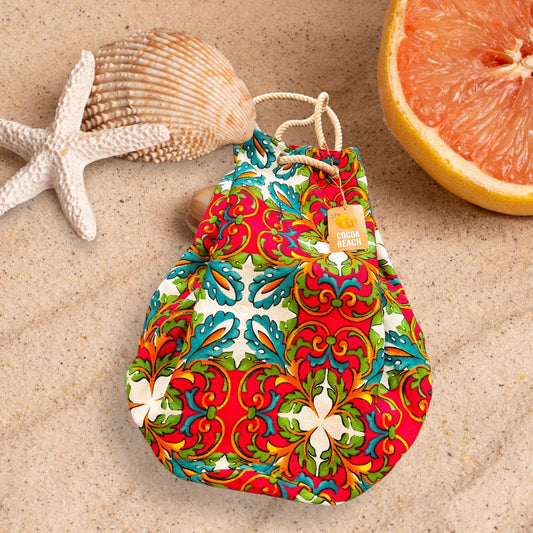 Σακίδιο πλάτης με σχοινί floral