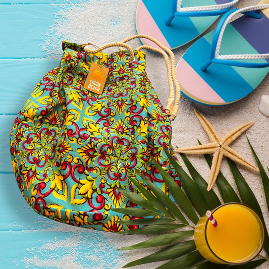 Σακίδιο πλάτης με σχοινί floral