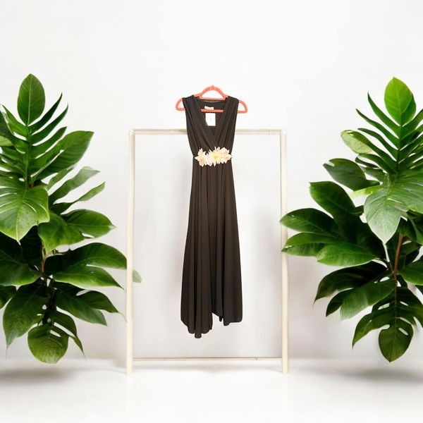 Φόρεμα maxi floral detailed